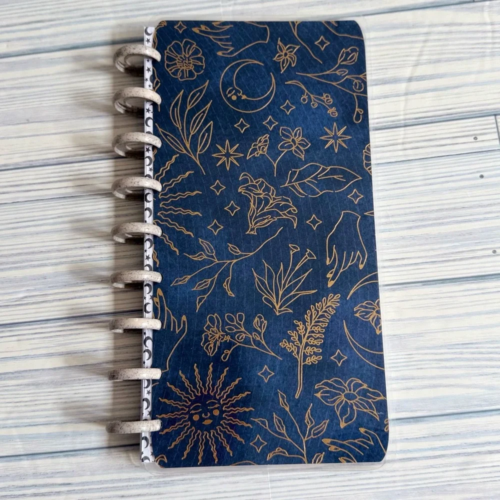 Planner skinny Classic size weekly layout undated celestial stargazer